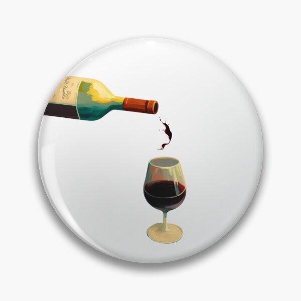 Item preview, Pouring wine in a glass ! designed and sold by FrenchBuddyArt.