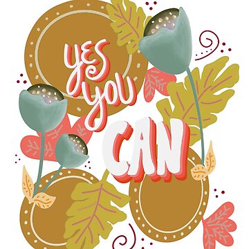 Yes You Can - Modern Style, Motivational Cards & Quotes 🤩🤟🙌💸