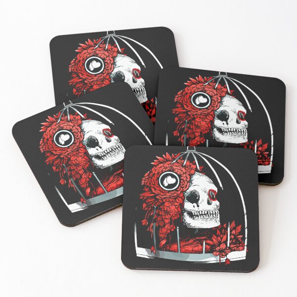 Item preview, FLOWERY SKULL DARK designed and sold by Meliskiel.