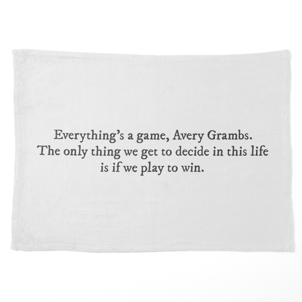 The Inheritance Games quote&quot; Poster for Sale by percqbeths | Redbubble