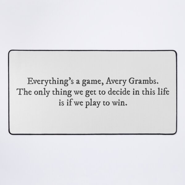 The Inheritance Games quote&quot; Poster for Sale by percqbeths | Redbubble