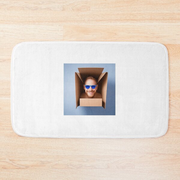 Item preview, The Man Wearing Blue Eye Glasses In A Box designed and sold by CreepyDesigns.