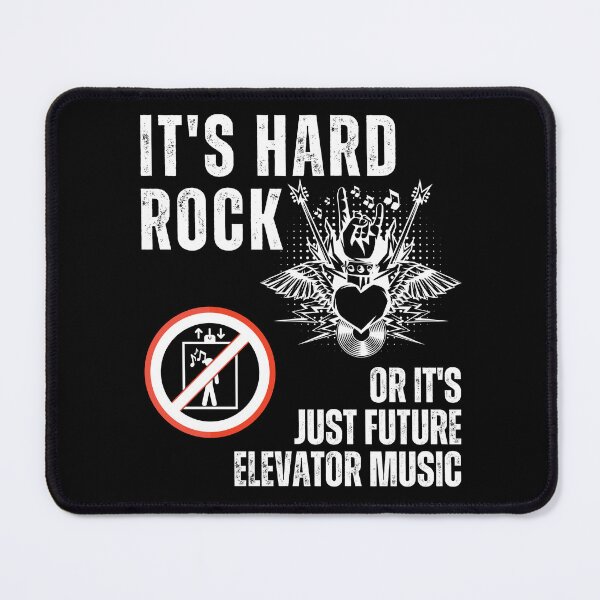 Item preview, It's Hard Rock or It's Nothing! designed and sold by BadAttitudeTees.