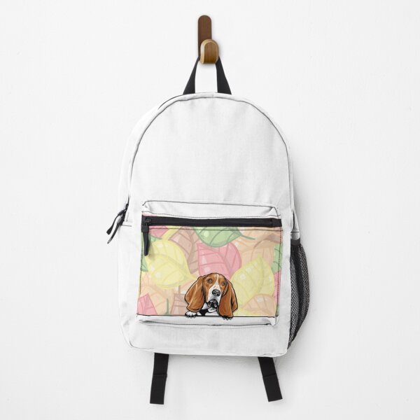Item preview, Bassett peeking dog designed and sold by TheresPawprints.