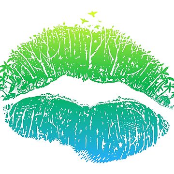 Artwork thumbnail, Kiss Island by hhgreetings