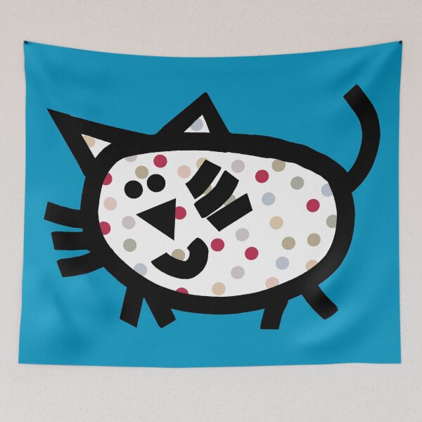 Item preview, Spotty Chonk Cat designed and sold by ellenhenry.