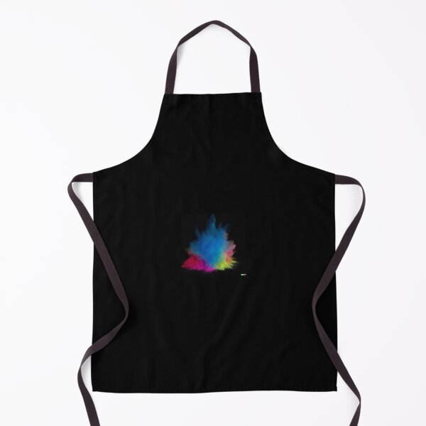Item preview,  A centered explosion of colorful powder on a black background designed and sold by Drop Art.