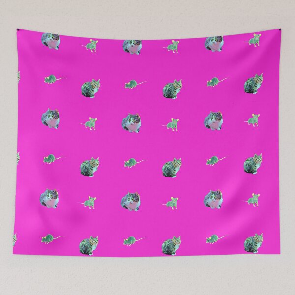 Item preview, Cat and mouse Pattern -  Available on socks mugs shirts stickers and more designed and sold by Dude  Stuff.