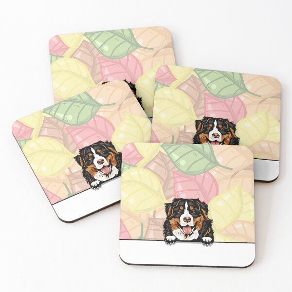 Item preview, Bernese peeking dog designed and sold by TheresPawprints.