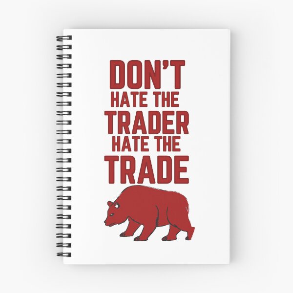 Item preview, DON'T HATE THE TRADER HATE THE TRADE - STOCK MARKET BEAR designed and sold by tradeculture143.