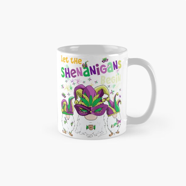 Item preview, Let The Shenanigans Begin Funny Gnomes Mardi Gras designed and sold by r-silver.