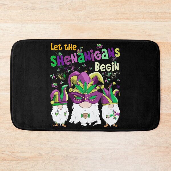 Item preview, Let The Shenanigans Begin Funny Gnomes Mardi Gras designed and sold by r-silver.