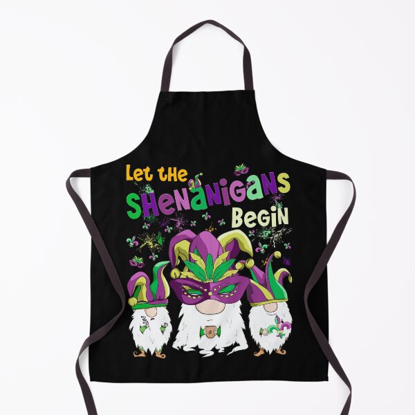 Item preview, Let The Shenanigans Begin Funny Gnomes Mardi Gras designed and sold by r-silver.