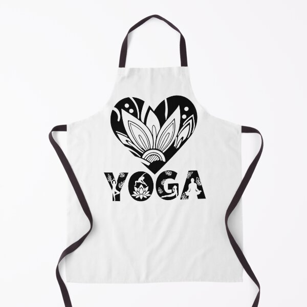 Item preview, Black. I Love Yoga, Lotus in a Heart designed and sold by KeshaEls.