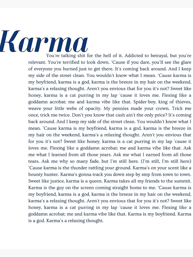 Karma Clean - song and lyrics by 4Mhz