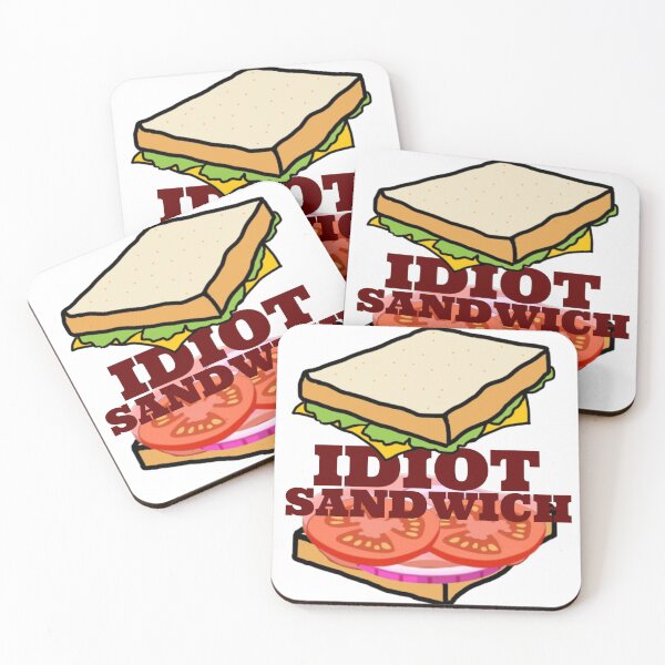 Item preview, IDIOT SANDWICH designed and sold by Slothgirl Designs.