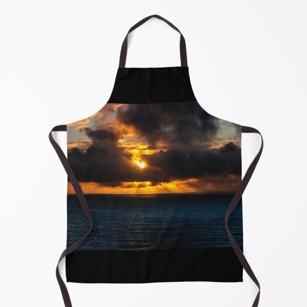 Item preview, Amazing cloudy sky with sun rays over the Atlantic Ocean at sunset designed and sold by AlbertMi.