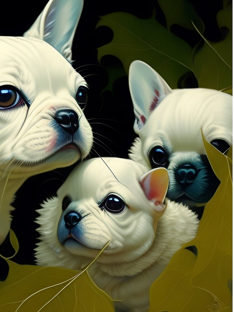 Thumbnail 5 von 5, Grafik T-Shirt, French Bulldog Gang designt und verkauft von leviatansworks.