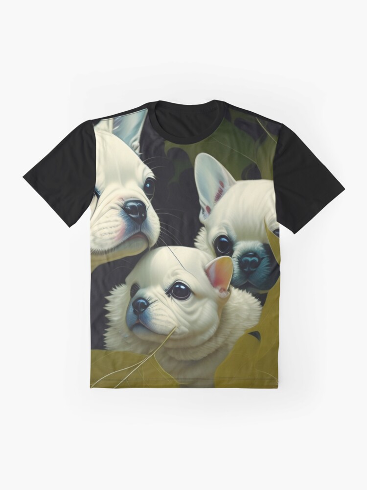 Thumbnail 4 von 5, Grafik T-Shirt, French Bulldog Gang designt und verkauft von leviatansworks.