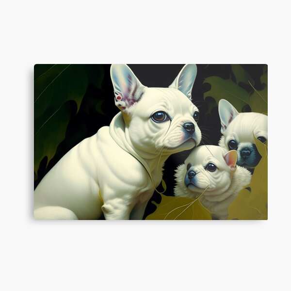 French Bulldog Gang Metallbild
