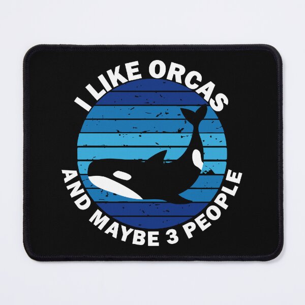 Item preview, I Like Orcas And Maybe 3 People designed and sold by wtfbba.
