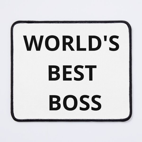 Item preview, WORLD'S BEST BOSS designed and sold by NerdyFancies.