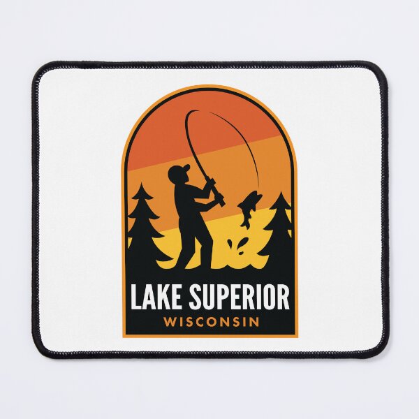 Item preview, Lake Superior Wisconsin Fishing designed and sold by HalpinDesign.