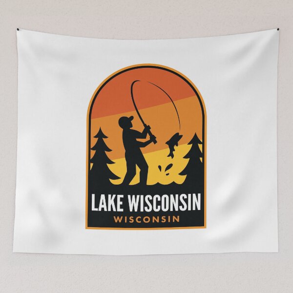 Item preview, Lake Wisconsin Wisconsin Fishing designed and sold by HalpinDesign.