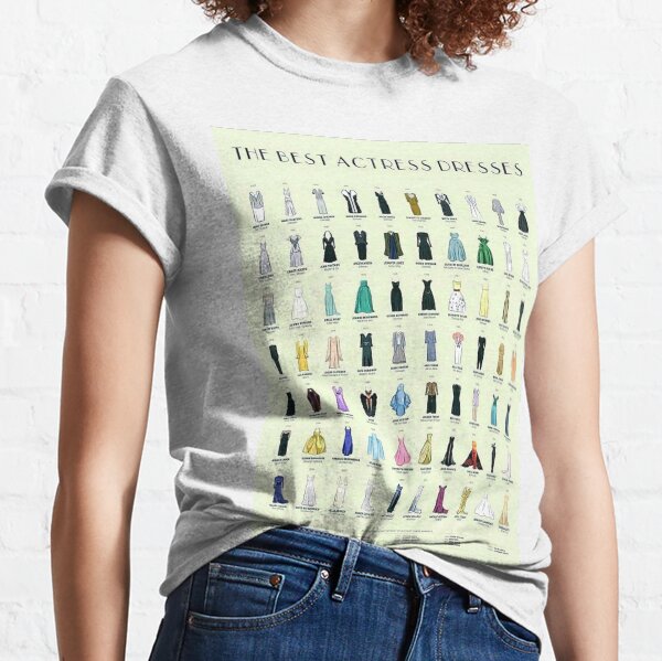 Best Actress Red Carpet Oscar Dresses Classic T-Shirt