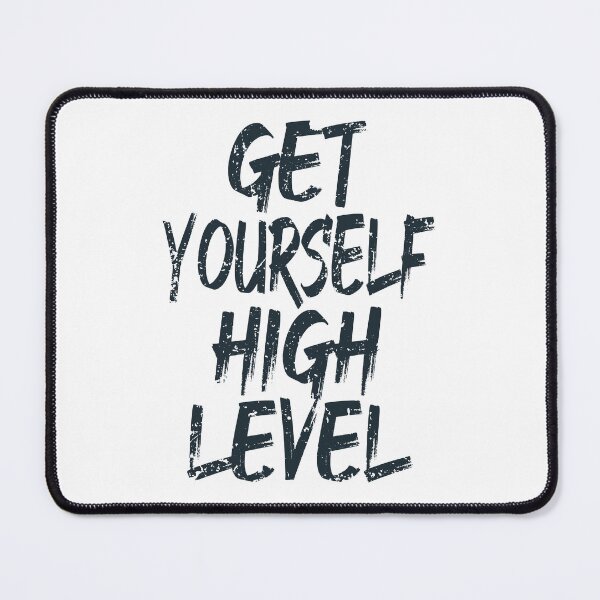 Item preview, Get Yourself High Level (Motivational Quote -  Sayings About Success And Determination - Vintage Retro Distressed Grunge) designed and sold by SassyClassyMe.