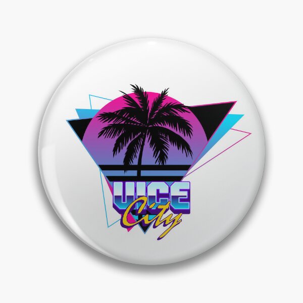 Item preview, Synthwave 1 Vice City 80s 90s Retro designed and sold by TermaalMedia.