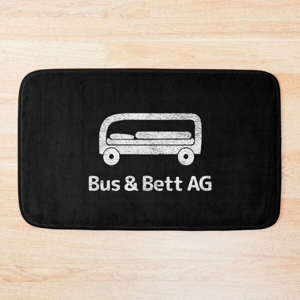 Item preview, German Pun "BUS & BETT AG" Buß- und Bettag, Bus & Bed, Holiday  designed and sold by Decamegashop.