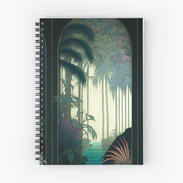 Item preview, Tropical Jungle Art Nouveau wall-design Series designed and sold by SenkiAlphonse.