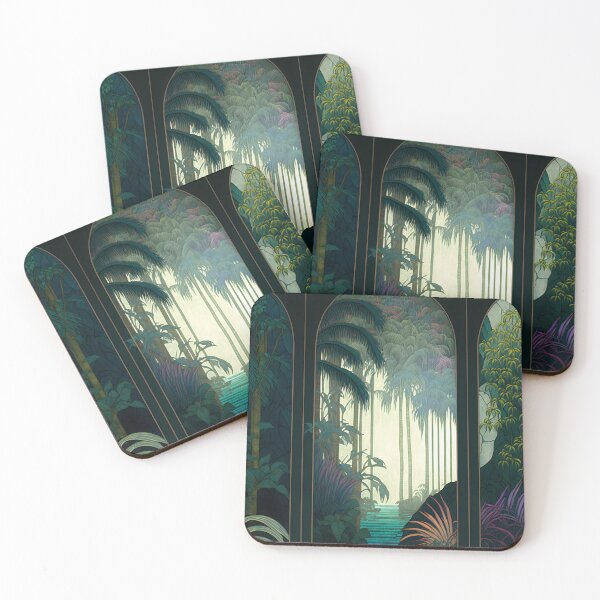 Item preview, Tropical Jungle Art Nouveau wall-design Series designed and sold by SenkiAlphonse.