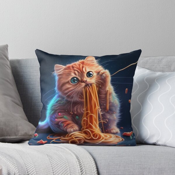 Artikelvorschau, Katze isst Spaghetti eine Spaghetti-Katze entworfen und verkauft von ValleyDream.
