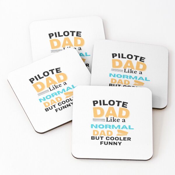 Item preview, Pilote dad like a normal Dad but cooler Funny  designed and sold by CaliforniaDi.