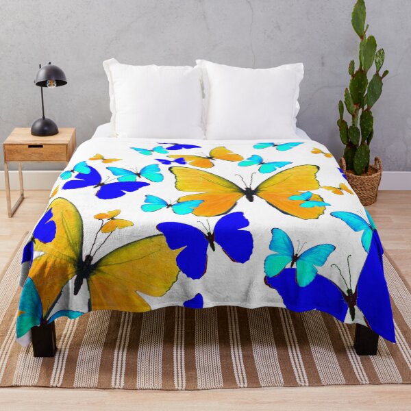 Item preview, ASSORTED SPRING BUTTERFLY PATTERNS WHITE ART designed and sold by sharlesart.