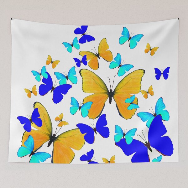 Item preview, ASSORTED SPRING BUTTERFLY PATTERNS WHITE ART designed and sold by sharlesart.