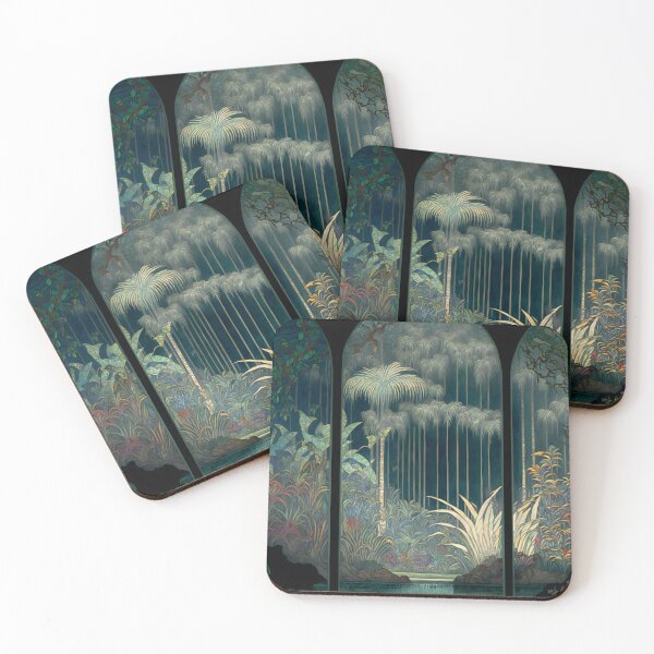 Item preview, Tropical Jungle Art Nouveau wall-design Series designed and sold by SenkiAlphonse.
