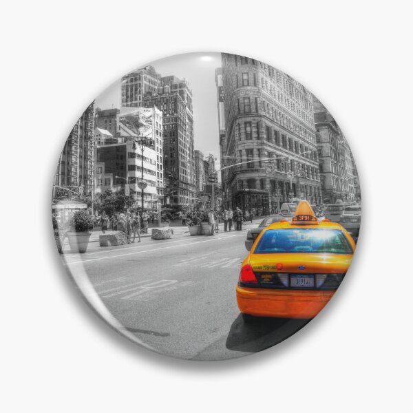 Item preview, Flatiron New York & Yellow Taxi designed and sold by Paul Thompson Photography.