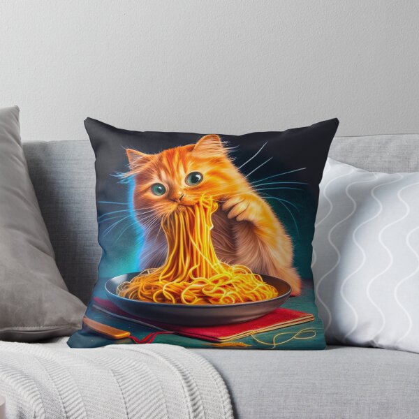 Artikelvorschau, Katze isst Spaghetti eine Spaghetti-Katze entworfen und verkauft von ValleyDream.