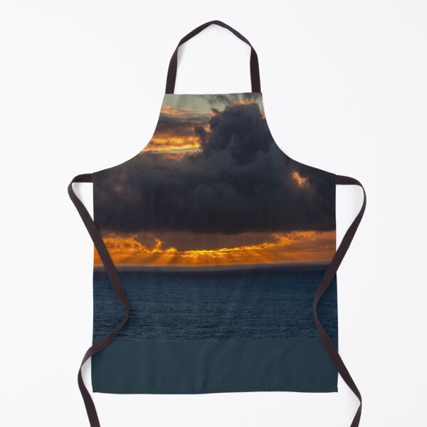 Item preview, Amazing cloudy sky with sun rays over the Atlantic Ocean at sunset designed and sold by AlbertMi.