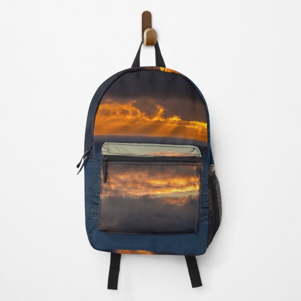Item preview, Amazing cloudy sky with sun rays over the Atlantic Ocean at sunset designed and sold by AlbertMi.
