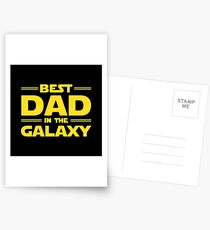 Bester Vater in der Galaxie Postkarten