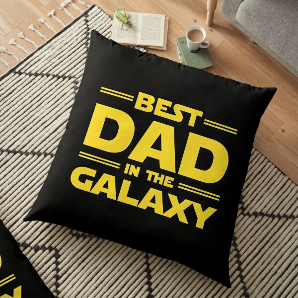 Best Dad in The Galaxy Floor Pillow