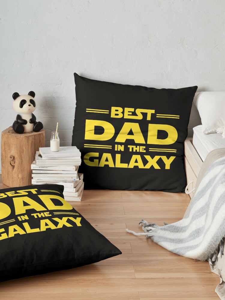 Alternate view of Best Dad in The Galaxy Floor Pillow