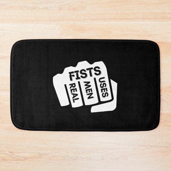 Item preview, Copy of Real men use fists designed and sold by NikkosDesigns.