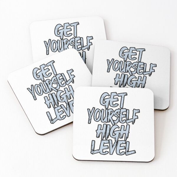 Item preview, Get Yourself High Level (Motivational Quote -  Sayings About Success And Determination - Vintage Retro Distressed Grunge Look) designed and sold by SassyClassyMe.