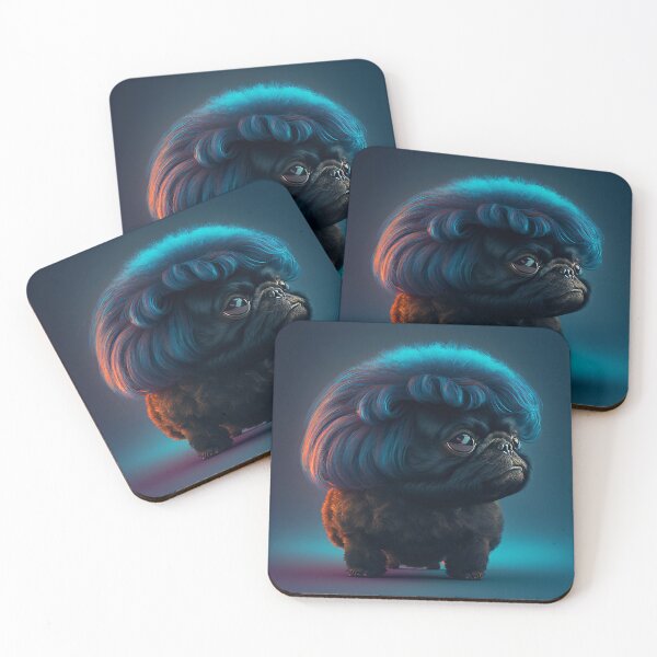 Item preview, Funny Afro Pug 2 designed and sold by Artistic Pandas.