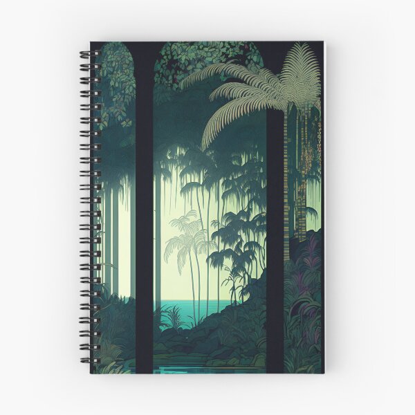 Item preview, Tropical Jungle Art Nouveau wall-design Series designed and sold by SenkiAlphonse.